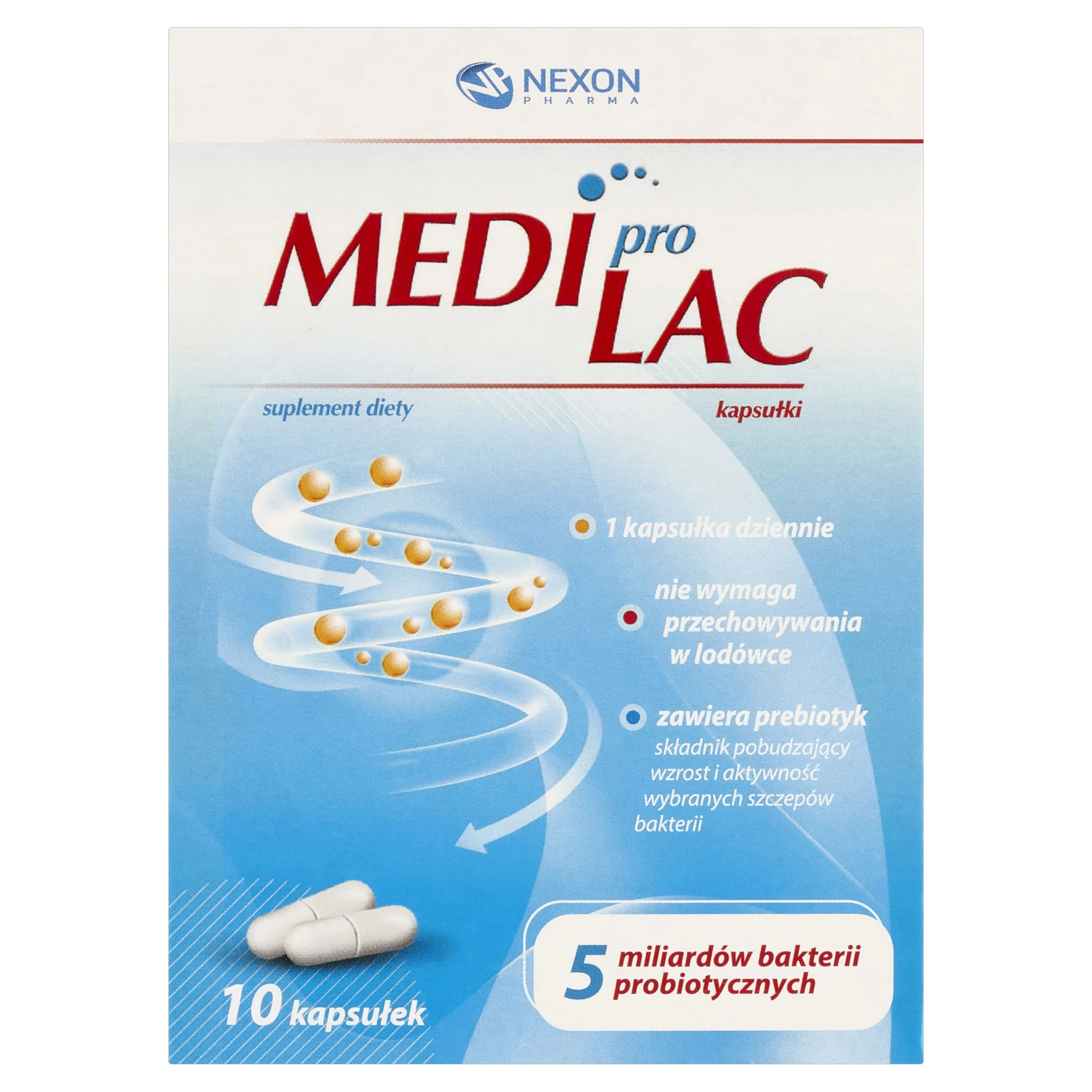 Mediprolac, 10 kapsulek