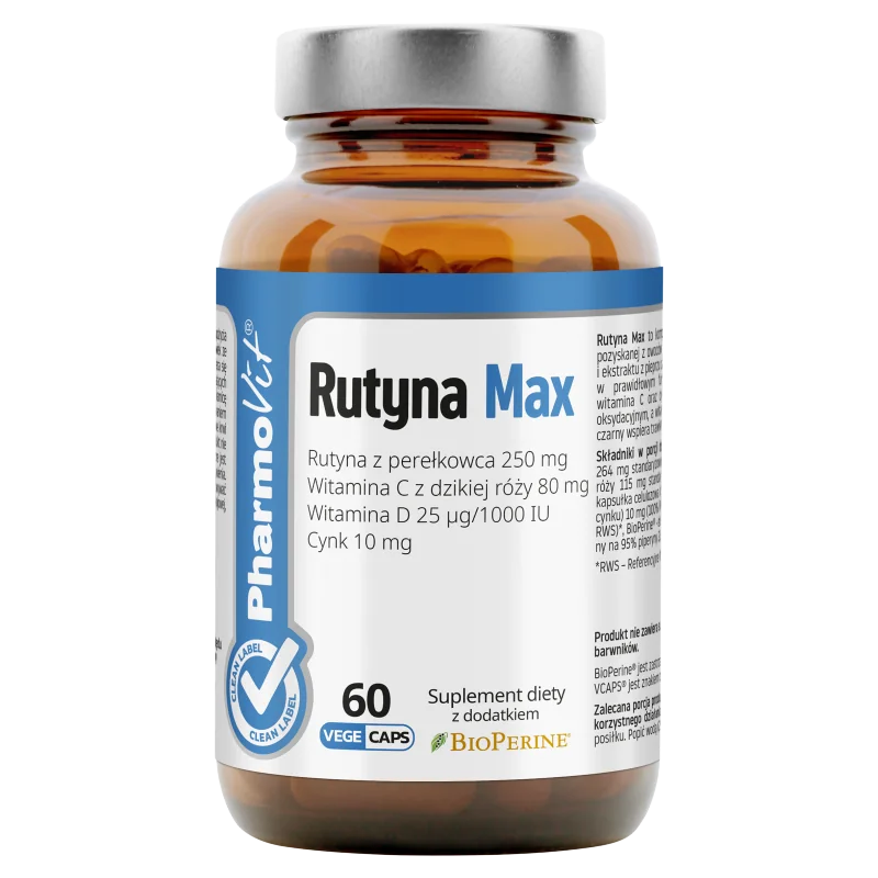 Pharmovit Rutyna Max, suplement diety, 60 kapsułek