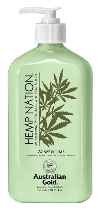 Australian Gold Hemp Nation Agave & Lime, nawilżający balsam po opalaniu, 535 ml