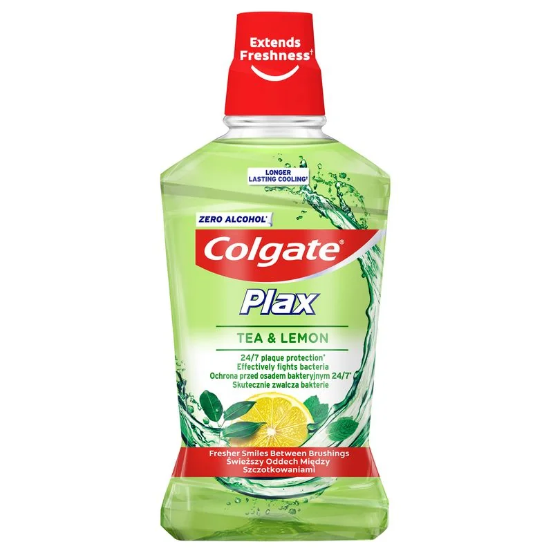 Colgate Plax Tea & Lemon, płyn do płukania jamy ustnej, 500 ml