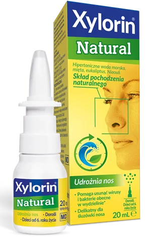 Xylorin Natural, aerozol do nosa, 20 ml