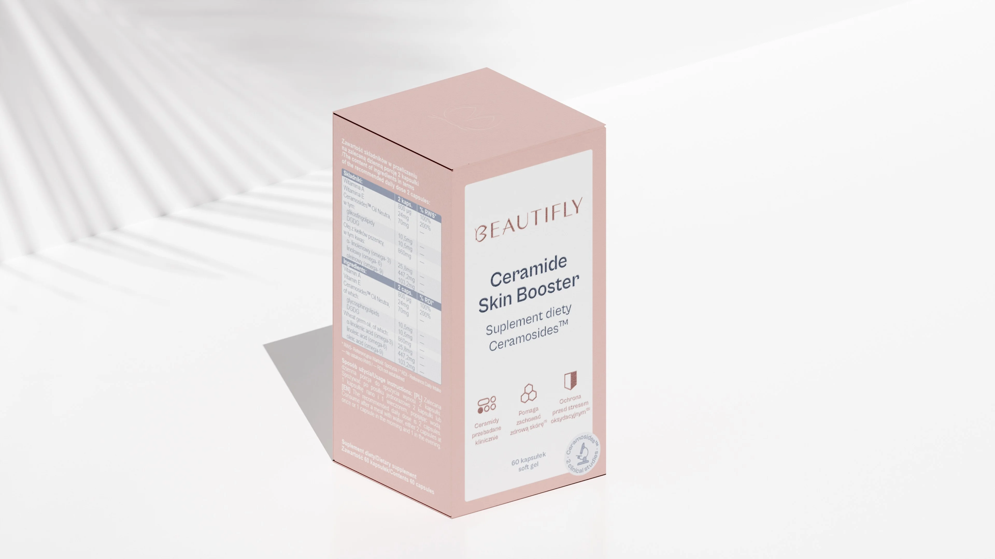 Beautifly Ceramide Skin Booster 60 kapsułek