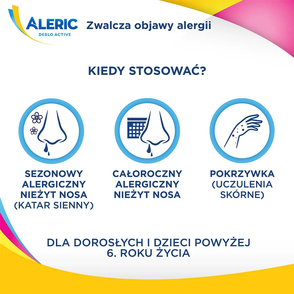 Aleric Deslo Active 2,5mg 10 tabletek ulegających rozpuszczeniu w jamie ustnej