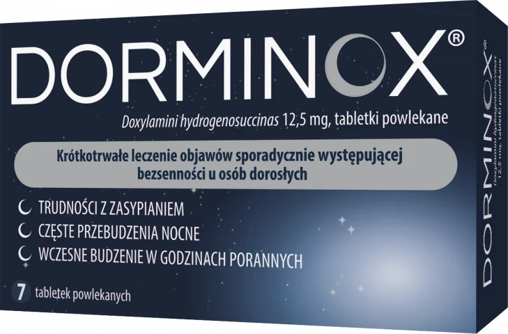 Dorminox, 12,5 mg, 7 tabletek