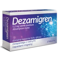Dezamigren, 12,5 mg, 2 tabletki powlekane