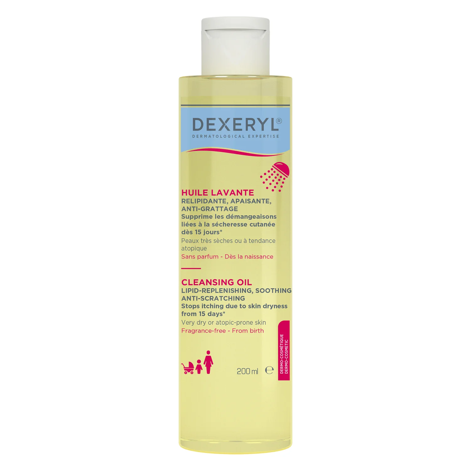 Dexeryl olejek do mycia, 200 ml