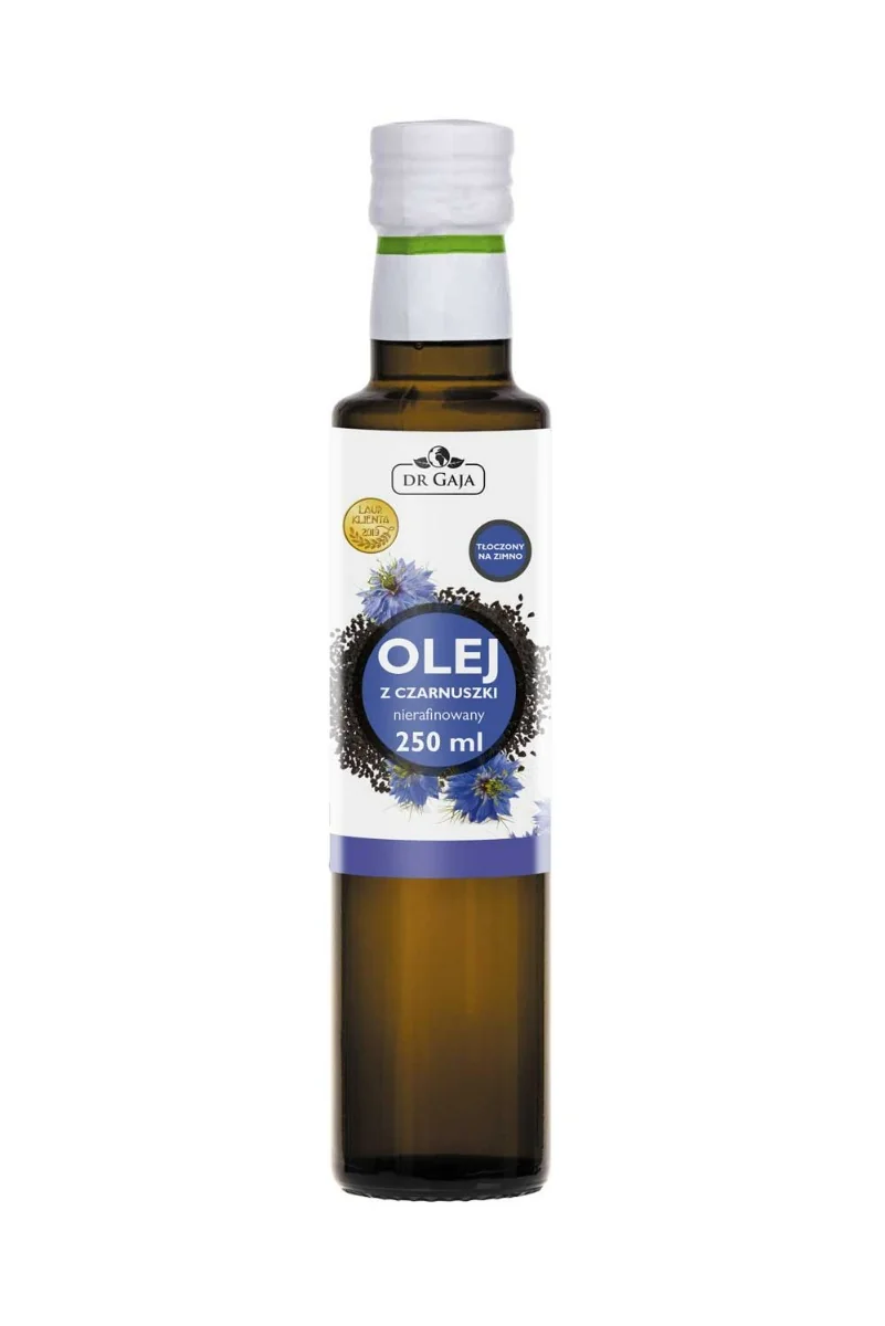 Dr Gaja, Olej z Czarnuszki zimnotłoczony nierafinowany, suplement diety, 250 ml