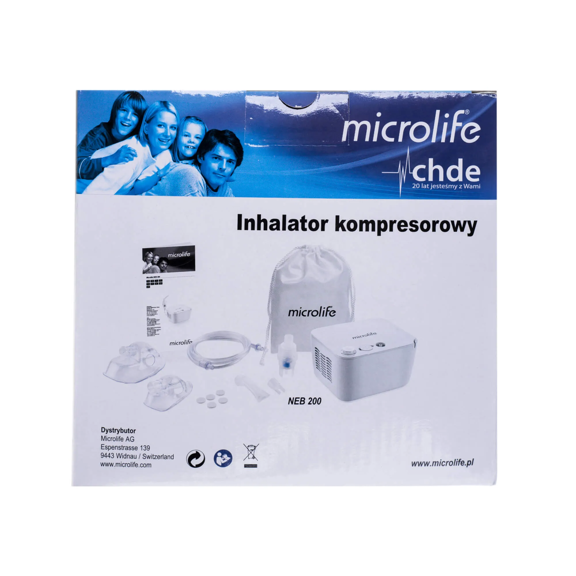 Microlife Neb 200, inhalator kompresorowy, 1 szt. 