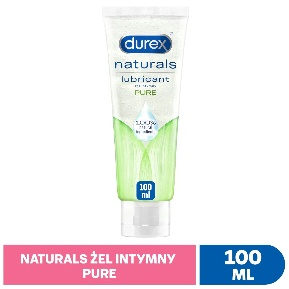 Durex Naturals Pure, żel intymny, 100 ml