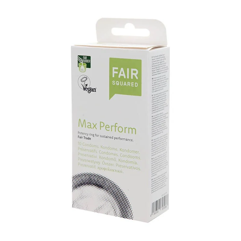 FAIR SQUARED MAX PERFORM, prezerwatywy, 10 szt.