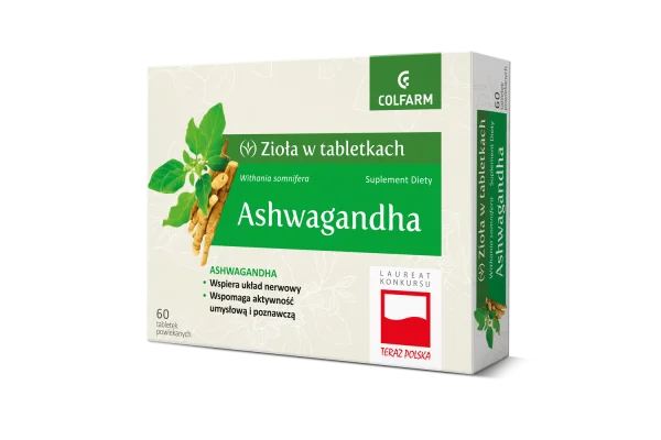 Colfarm Ashwagandha, 60 tabletek