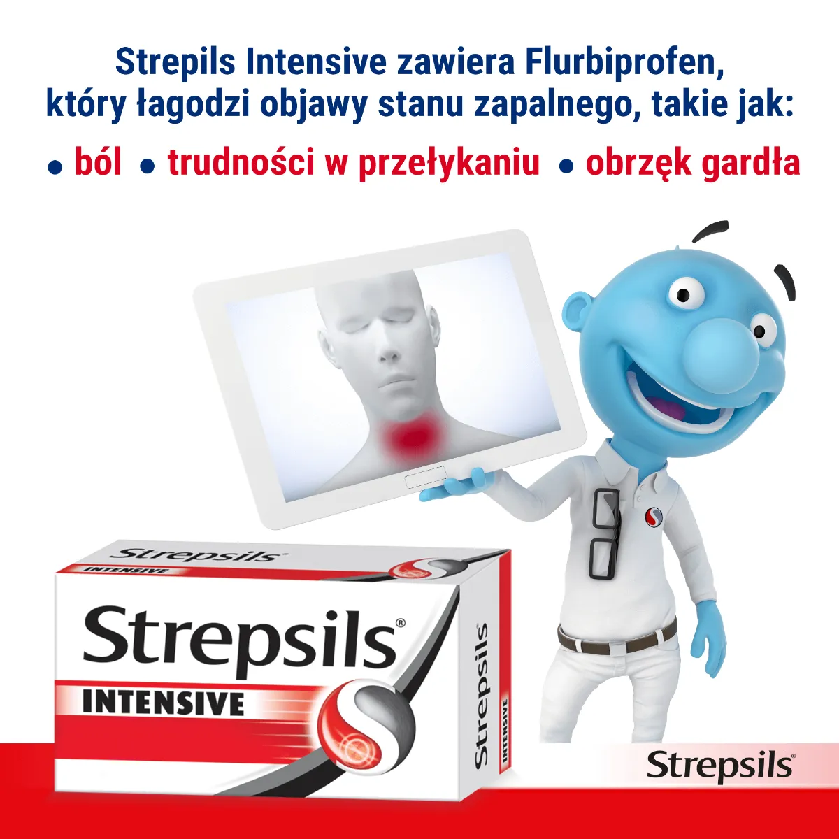 Strepsils Intensive, 8,75 mg, 36 tabletek do ssania. 