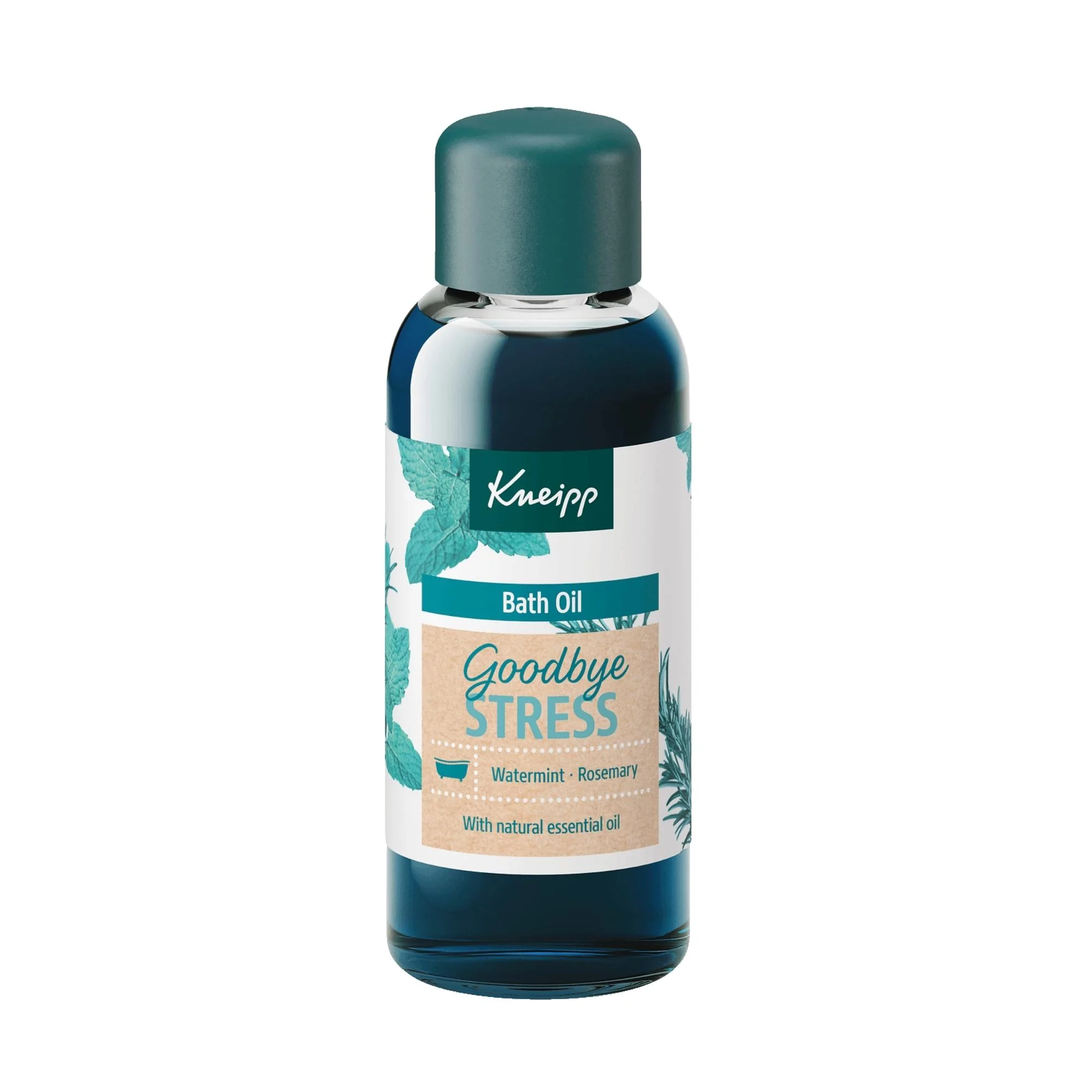 Kneipp Goodbye Stress, Olejek do kąpieli Rozmaryn i Mięta, 100 ml