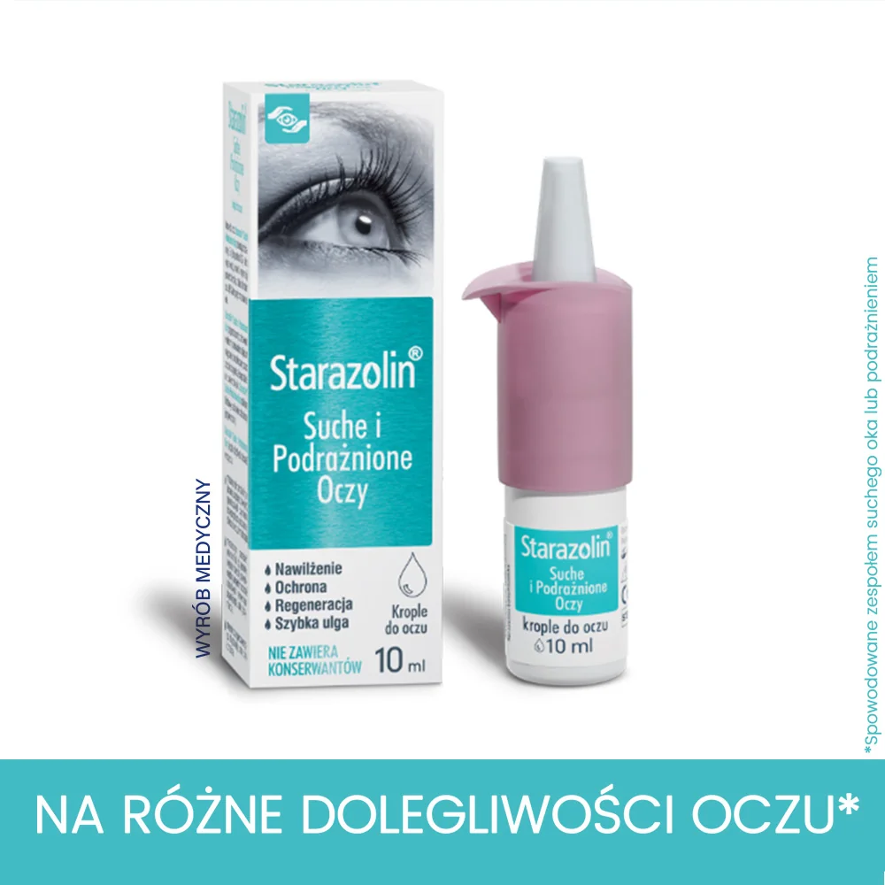 Starazolin Suche i Podrażnione Oczy, krople do oczu, 10 ml