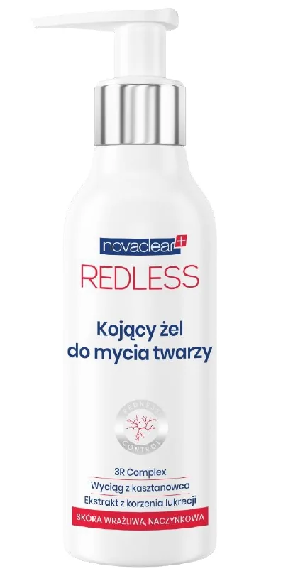 Novaclear Redless, Kojący Żel do mycia twarzy, 150 ml