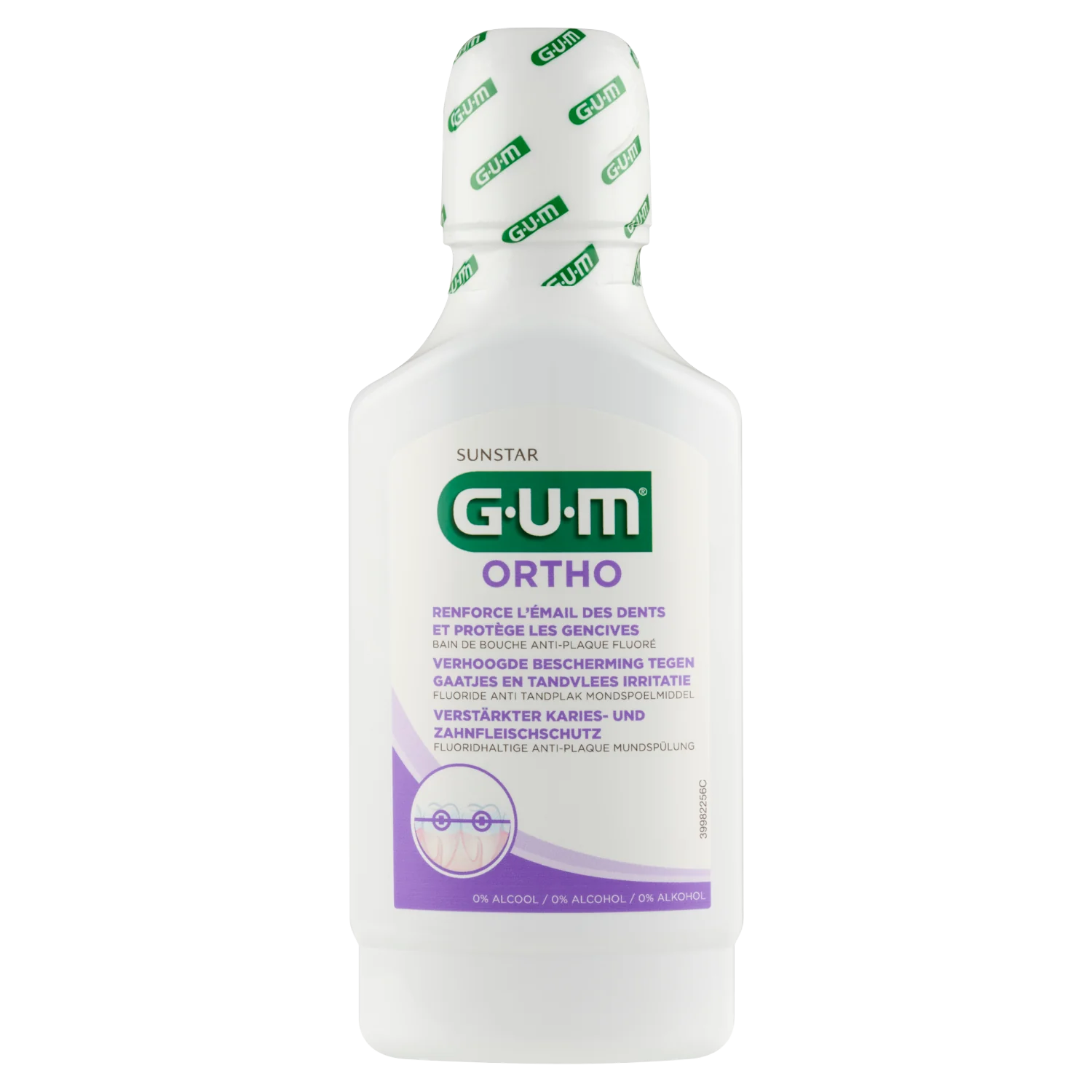 Gum Ortho, płyn do płukania ust, 300 ml