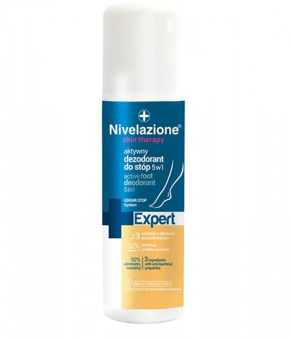 Nivelazione Skin Therapy, aktywny dezodorant  do stóp 5w1, 150 ml