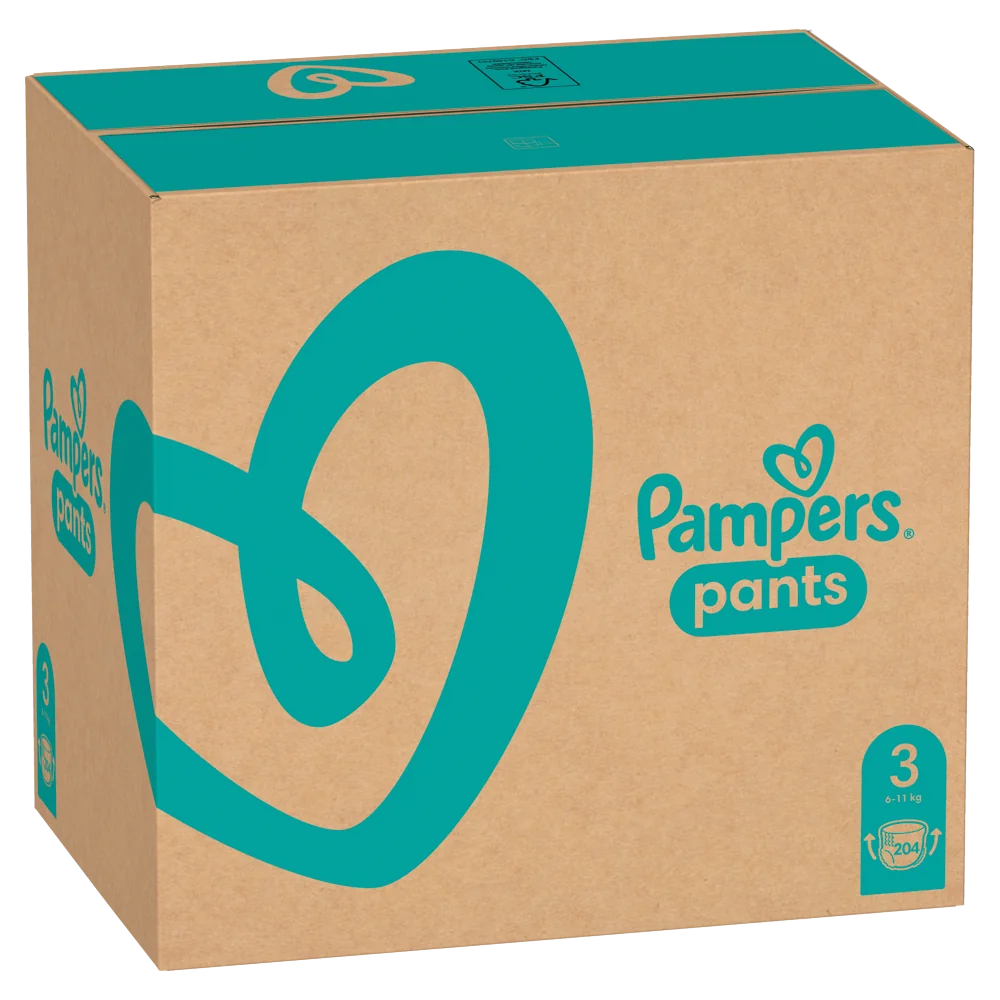 Pampers MTH pieluchy, rozmiar 3, 6-11 kg, 204 szt.