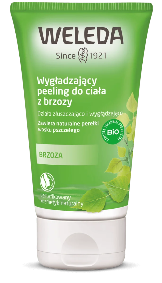 Weleda wygładzający peeling do ciała z brzozy, 150 ml