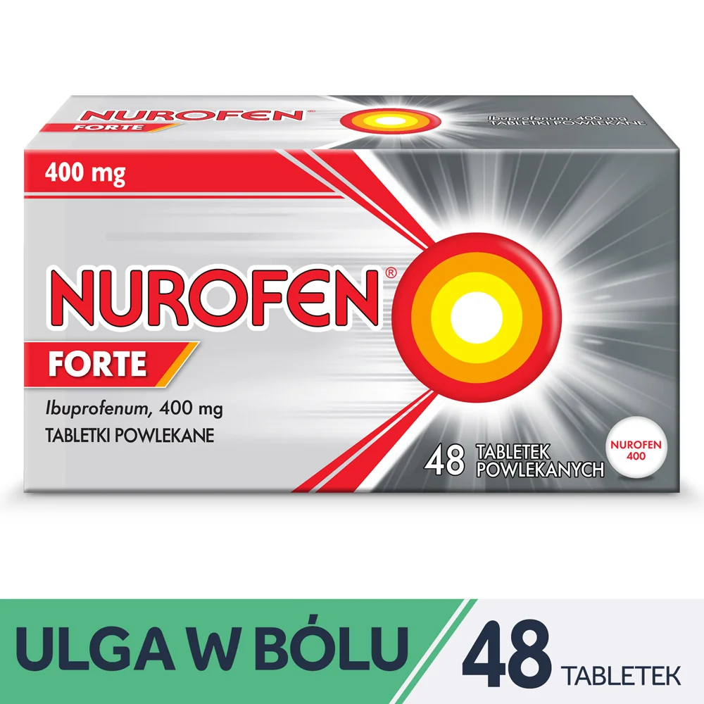 Nurofen Forte, 400 mg, 48 tabletek powlekanych