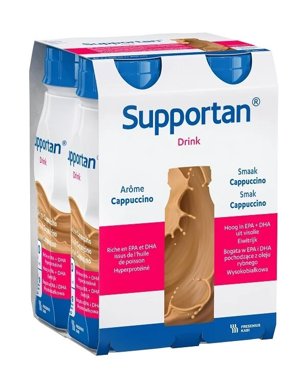 Supportan Drink Cappuccino, 4 x 200ml