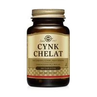 Solgar Cynk Chelat Aminokwasowy, suplement diety, 100 tabletek