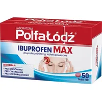 Laboratoria PolfaŁódź Ibuprofen Max, 400 mg, 50 tabletek powlekanych