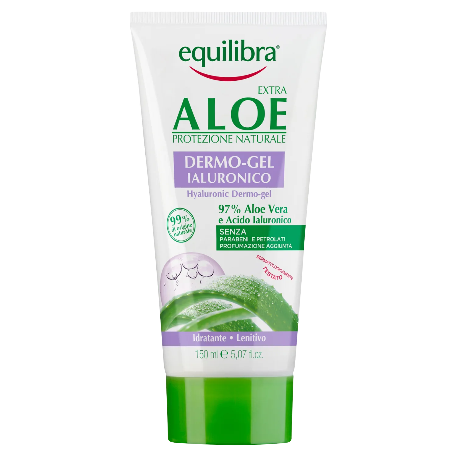 Equilibra Extra Aloe, aloesowy dermo-żel z kwasem hialuronowym, 150 ml