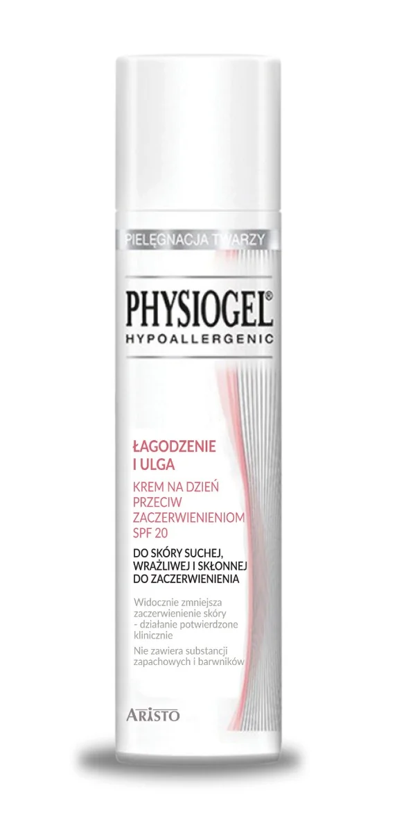 Physiogel, Krem do skóry wrażliwej SPF 20, 40 ml