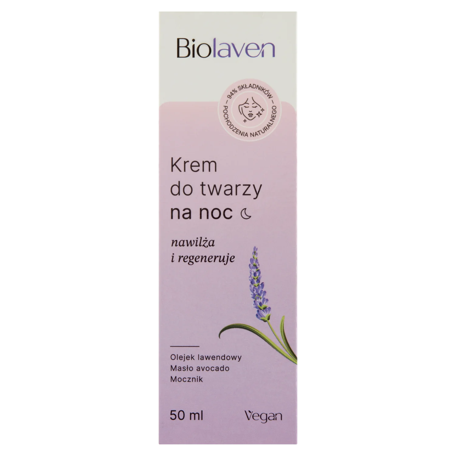 Biolaven Organic, krem do twarzy na noc, 50 ml