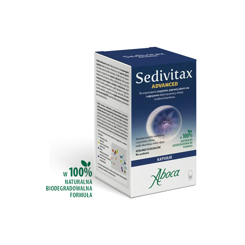 Sedivitax advanced, suplement diety, 30 kapsułek