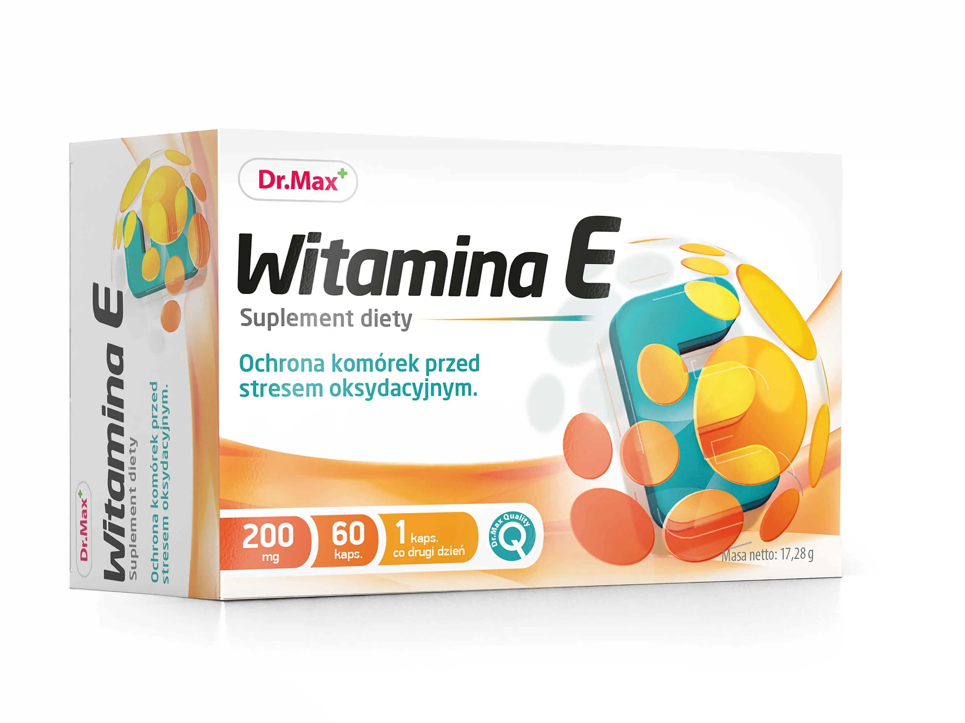 Witamina E 200 mg Dr.Max, suplement diety, 60 kapsułek