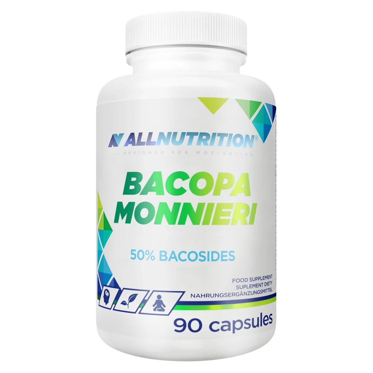 ALLNUTRITION Bacopa Monnieri ekstrakt z bakopy drobnolistnej w kapsułkach, 90 szt.