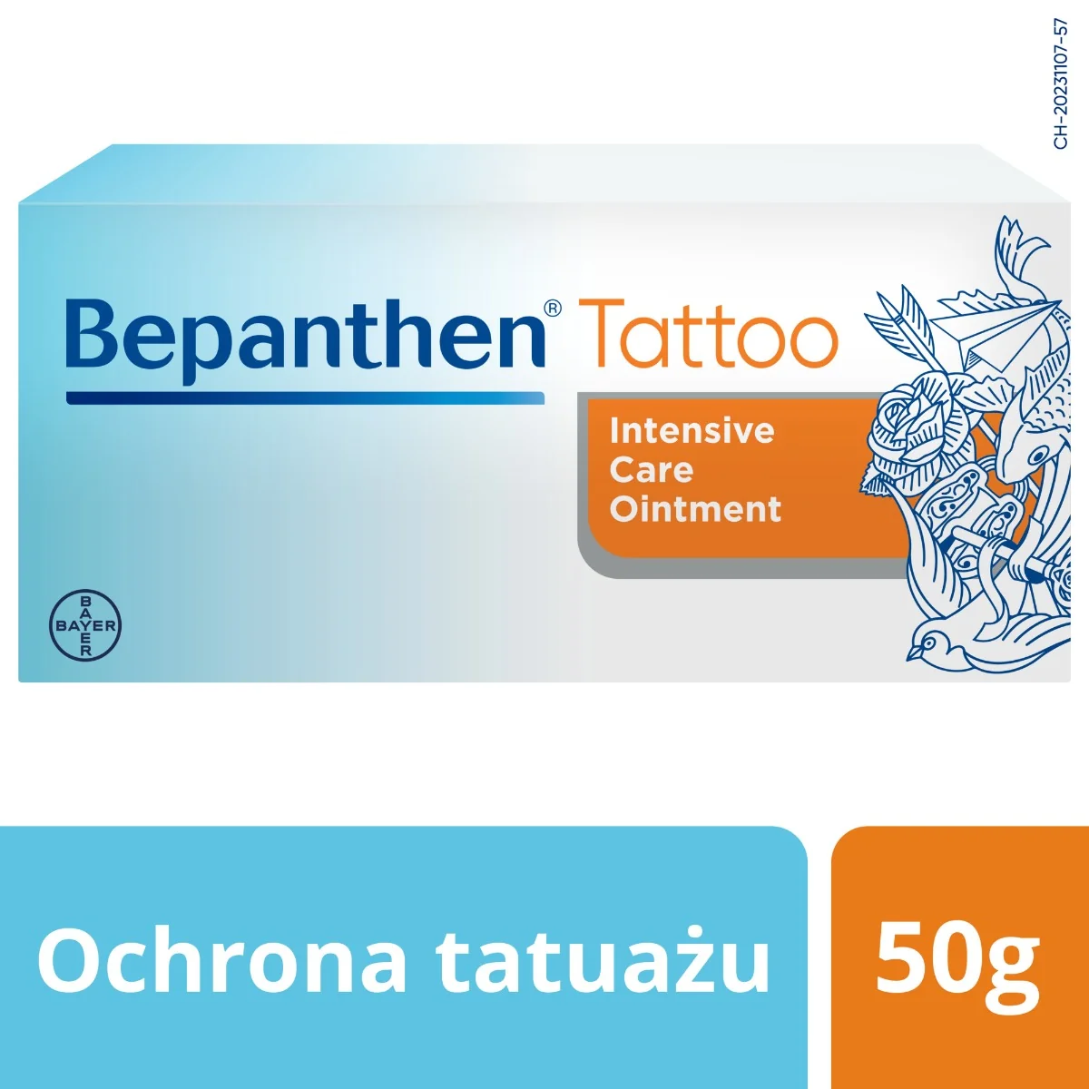 Bepanthen Tattoo pielęgnacja skóry tatuowanej, 50 g