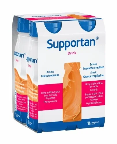 Supportan Drink Owoce tropikalne, 4 x 200 ml