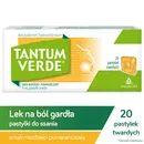 Tantum Verde, smak miodowo pomarańczowy, 20 pastylek do ssania