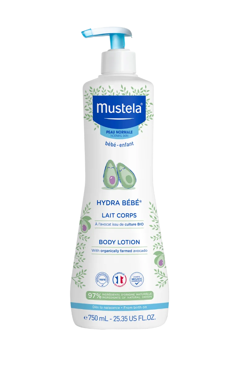 Mustela Bebe-Enfant Hydra, nawilżające mleczko do ciała, 750 ml