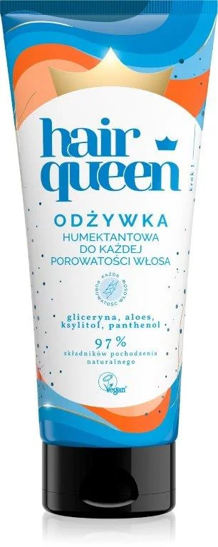 Hair Queen odżywka humektantowa do każdej porowatości włosa, 200 ml