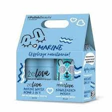 FlosLek Żelove nawilżenie, water bomb 2w1 + FlosLek MistLove, nawilżająca mgiełka Earth Marine Water, 50 ml + 95 ml