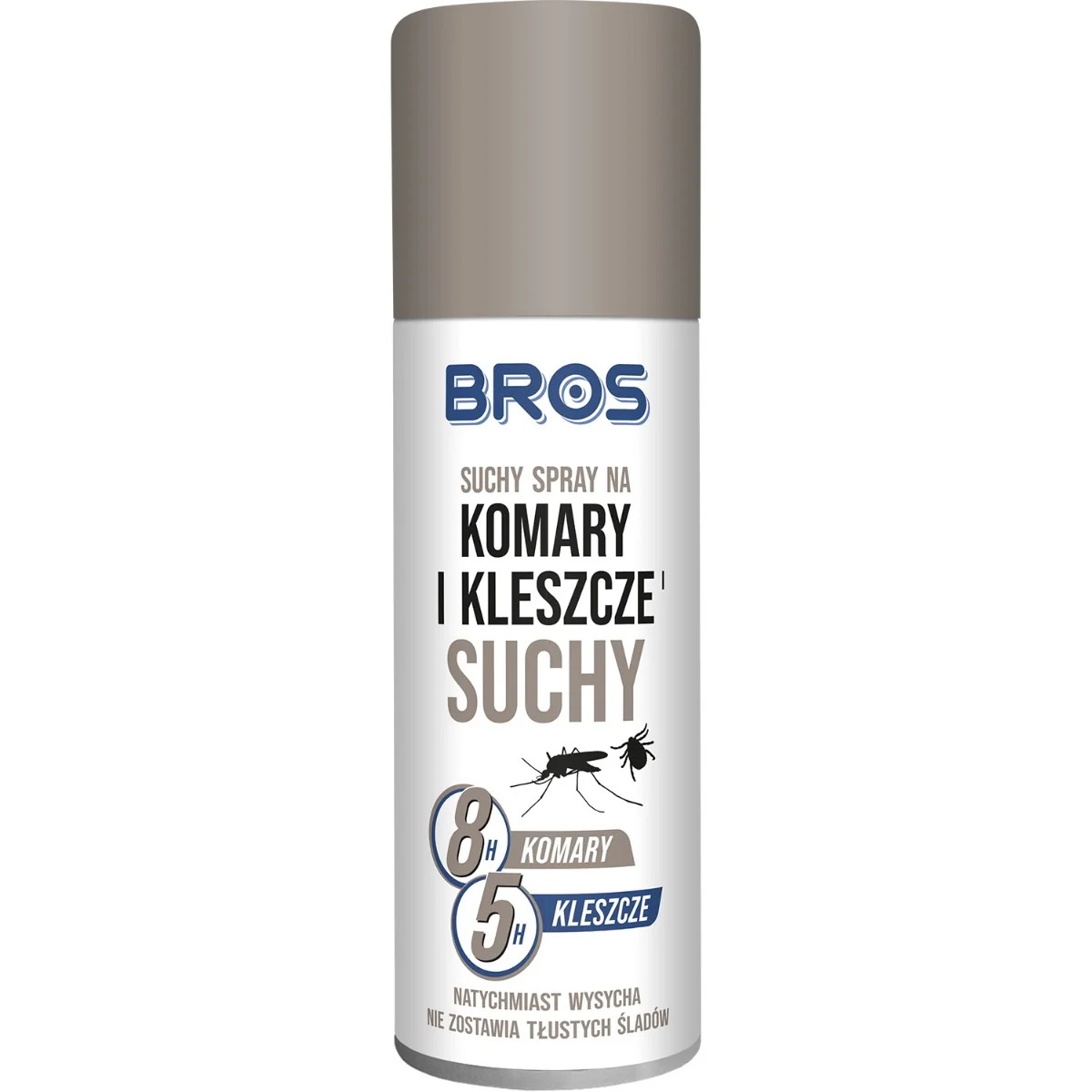 BROS, suchy spray na komary i kleszcze, 90 ml