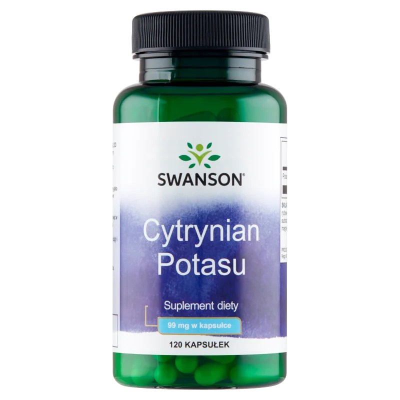 Swanson Potassium Citrate, suplemenet diety, 120 kapsułek