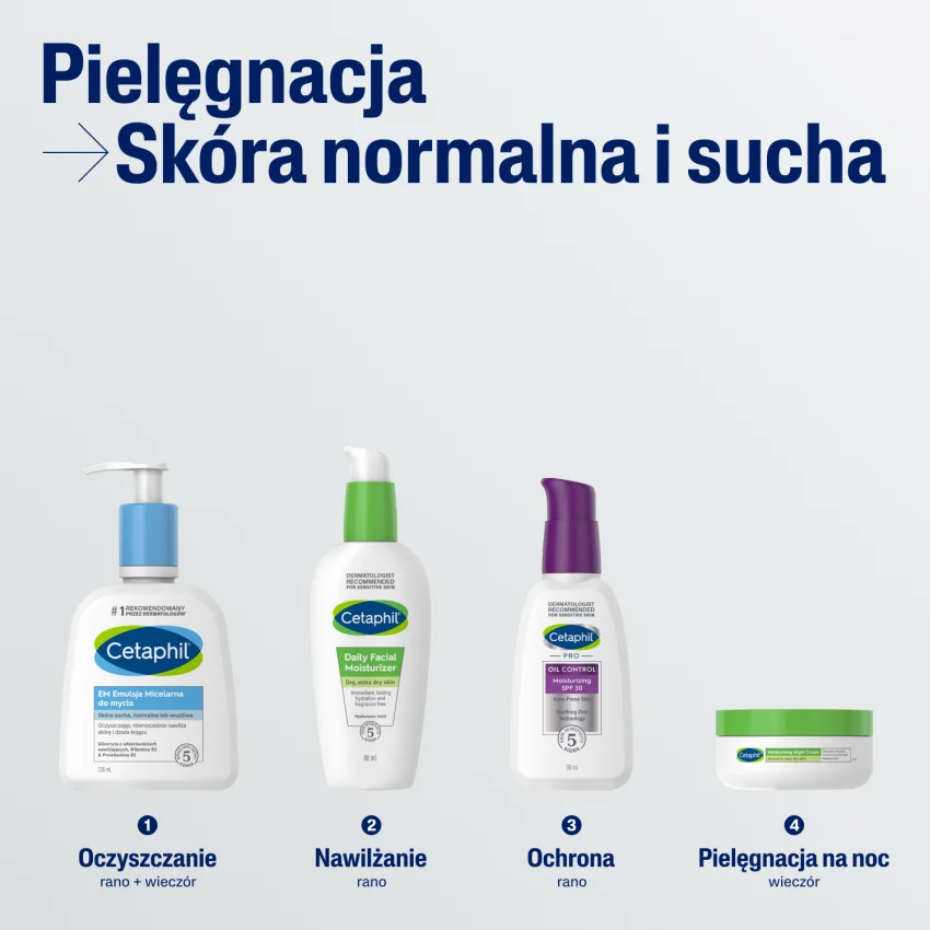 Cetaphil Krem nawilżający na noc z kwasem hialuronowym, 48 ml