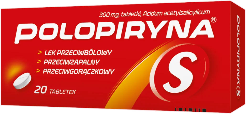 Polopiryna S, 300 mg, 20 tabletek