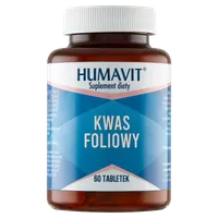 Humavit Kwas Foliowy B6, B12, E, suplement diety, 60 tabletek