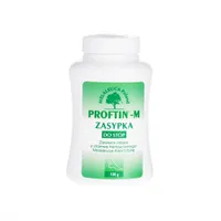 Profitin-M, zasypka do stóp zawiera olejek z drzewa herbacianego Melaleuca Alternifolia, 100 g