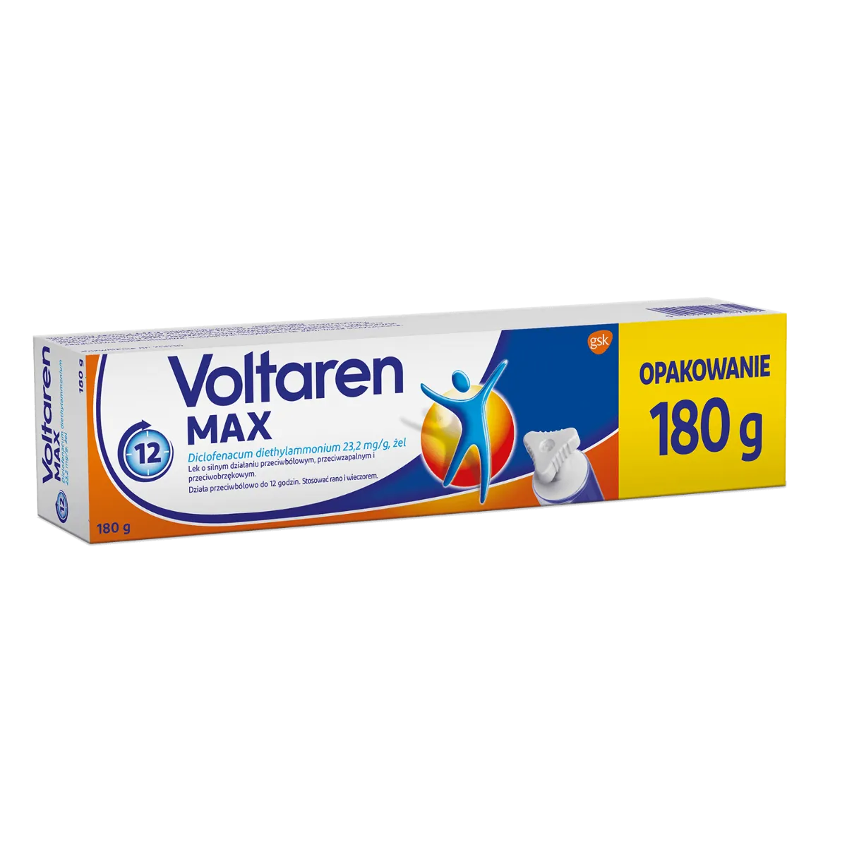 Voltaren Max, 23,2 mg/g, żel, 180 g 