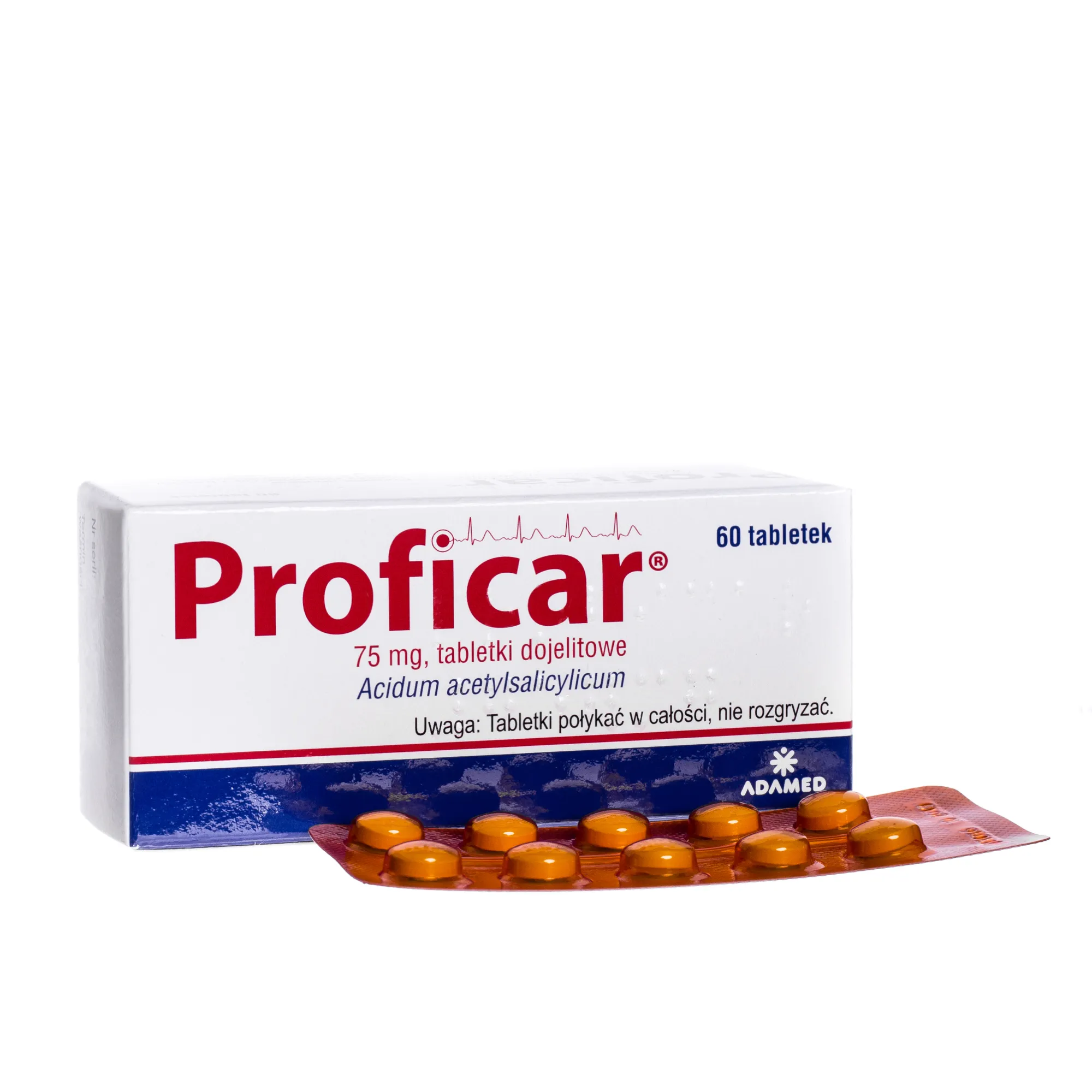 Proficar, 75 mg, 60 tabletek