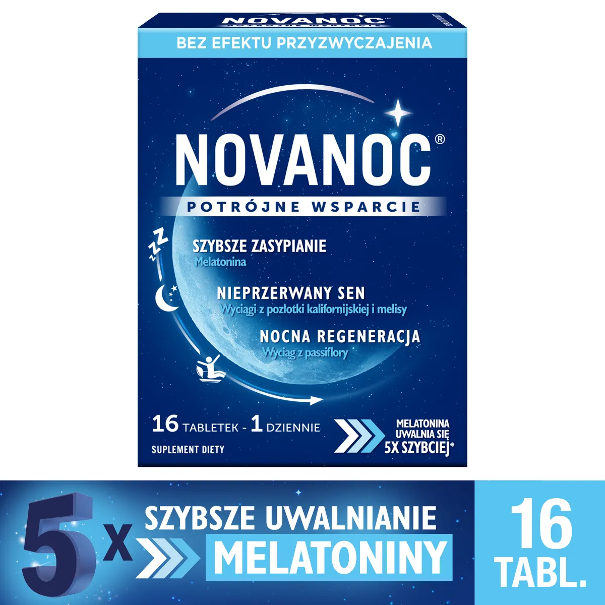 Novanoc, tabletki, 16 sztuk 