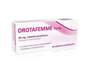 Drotafemme Forte, 80 mg, 20 tabletek powlekanych