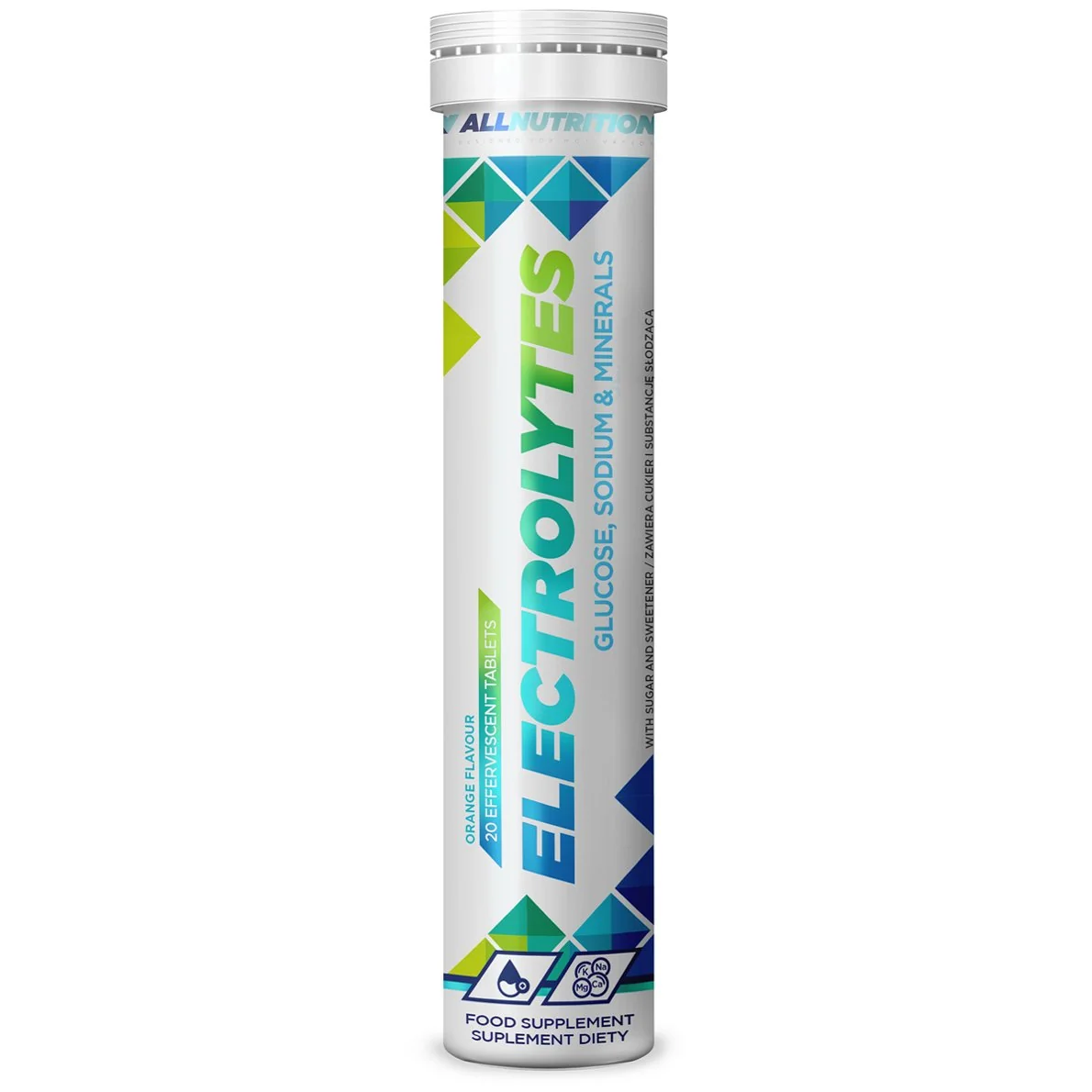 ALLNUTRITION Electrolytes tabletki musujące orange, 20 szt.